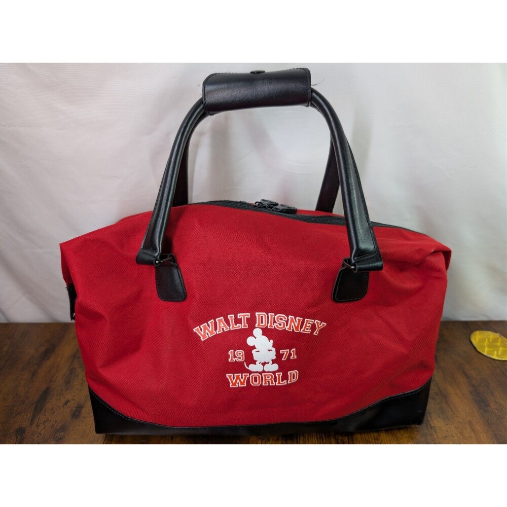 Walt Disney World Red/Black Tote Bag For Travel, Gym, Overnight